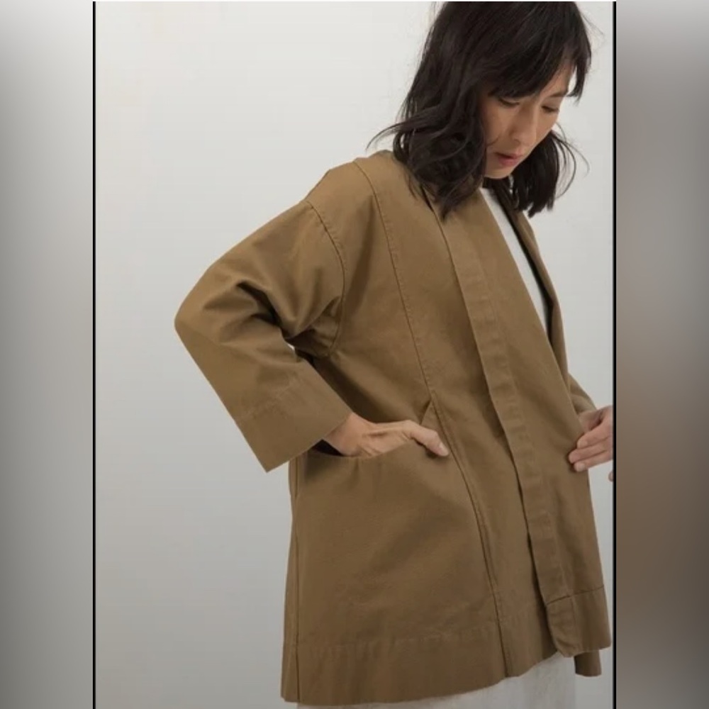 Elizabeth Suzann Clyde Jacket in Navy Cotton Canvas